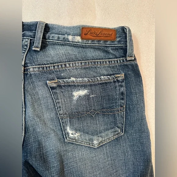 Lucky Legend by Lucky Brand Jeans Legend Dylan Boyfriend destroyed 00/24 - Picture 5 of 6